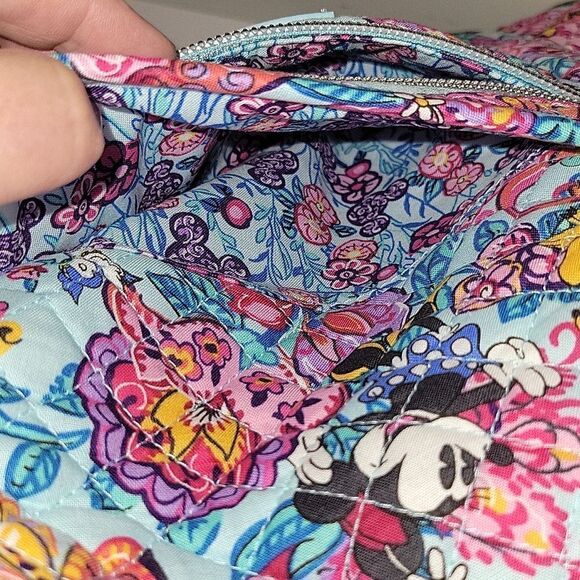 Disney Mickey Mouse and Friends Colorful Garden Iconic Vera Tote by Vera Bradley - Picture 9 of 13